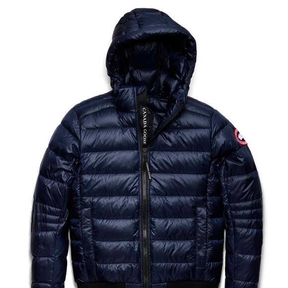 $950 Canada Goose Crofton Bomber Jacket Hoody Navy M NWT Hybridge Lodge Mens - Picture 5 of 14